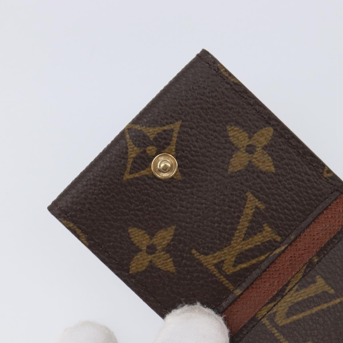 LOUIS VUITTON Monogram Porte Photo 2 Volle Photo Frame M58011 LV Auth 206364V