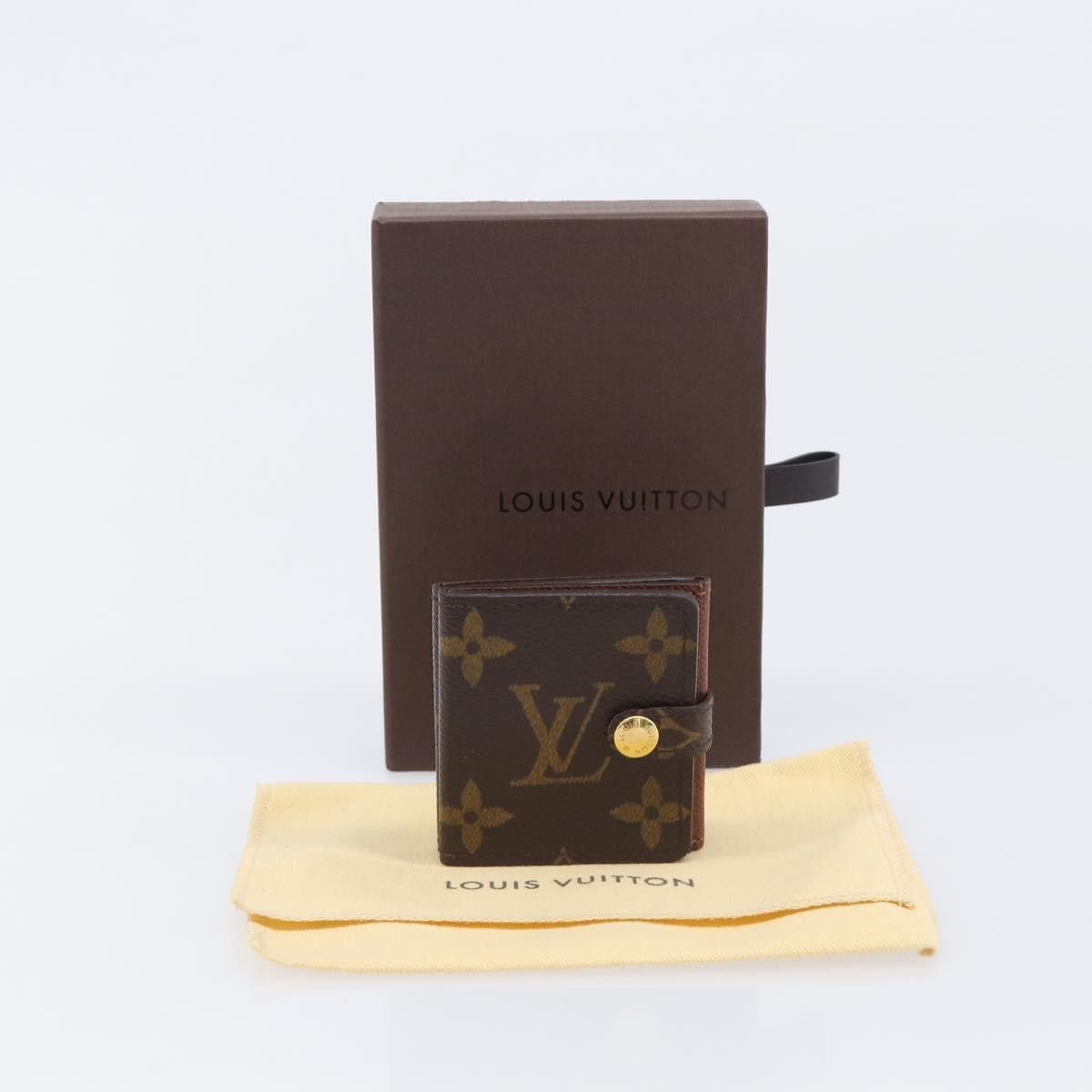 LOUIS VUITTON Monogram Porte Photo 2 Volle Photo Frame M58011 LV Auth 206364V