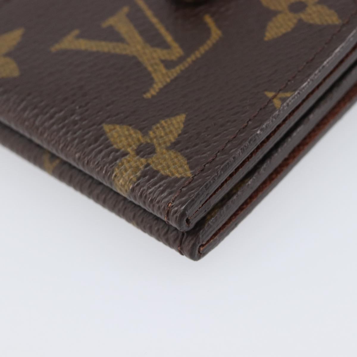 LOUIS VUITTON Monogram Porte Photo 2 Volle Photo Frame M58011 LV Auth 206364V