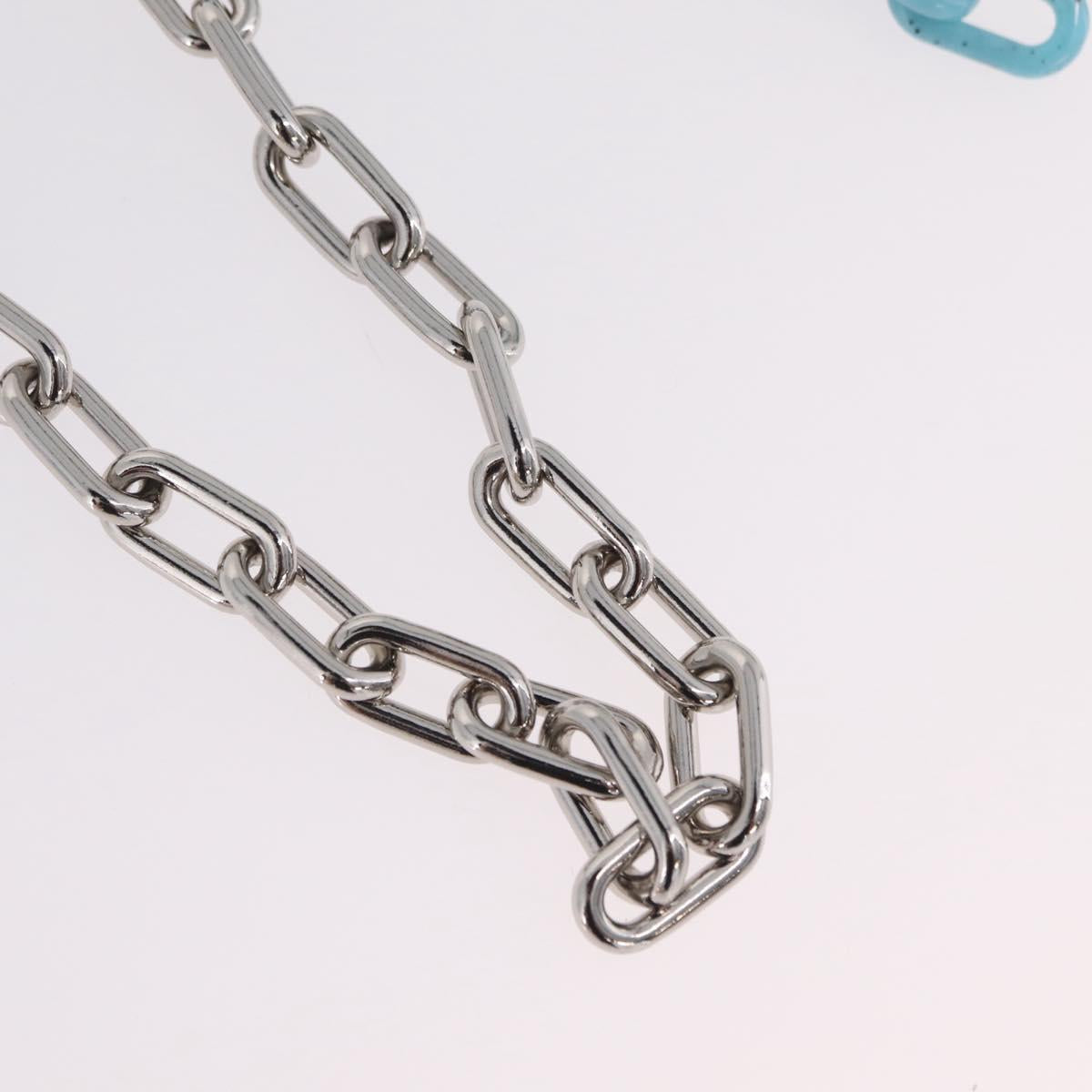LOUIS VUITTON Key Chain LV Shape Charm metal Silver MP2619 LV Auth 206379M