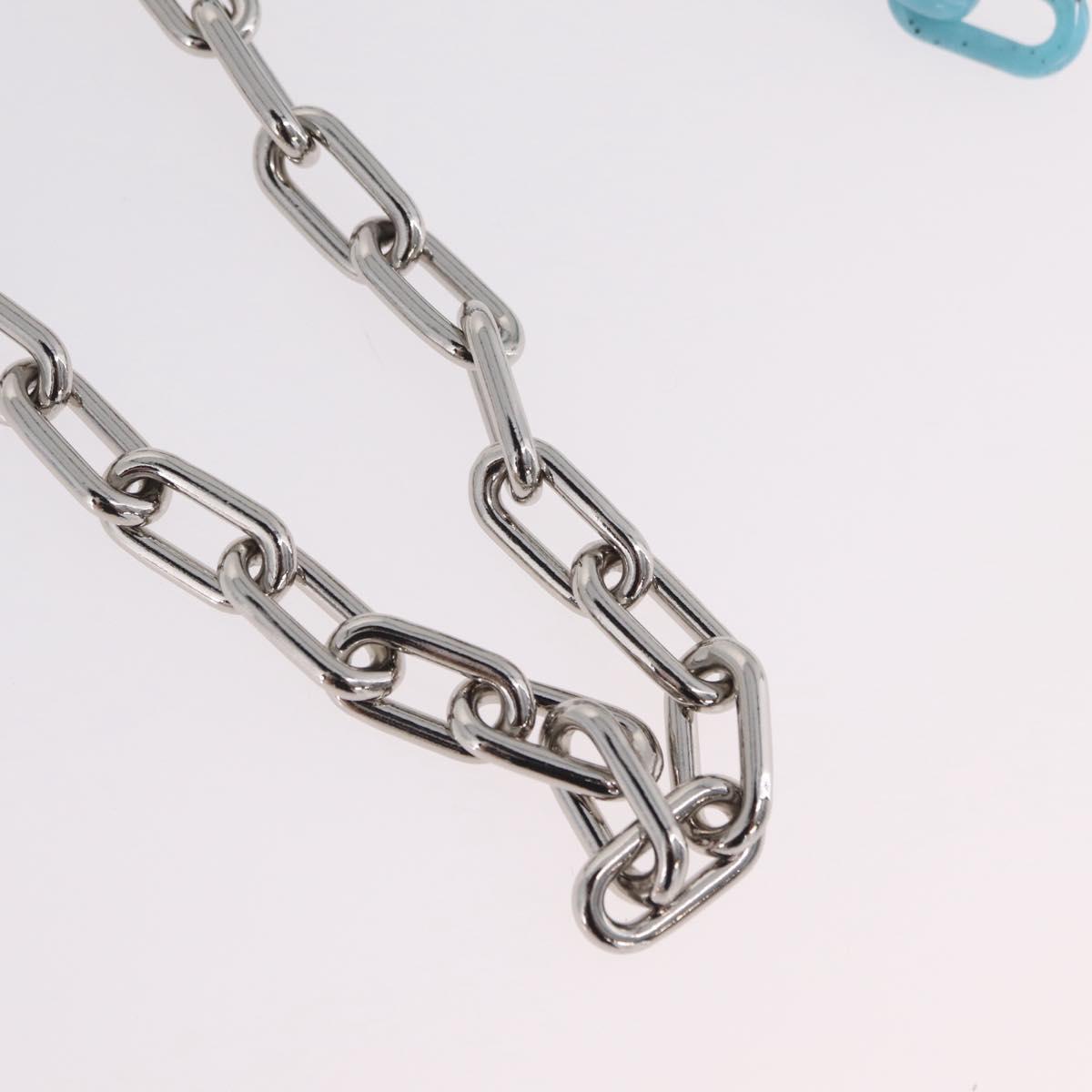 LOUIS VUITTON Key Chain LV Shape Charm metal Silver MP2619 LV Auth 206379M