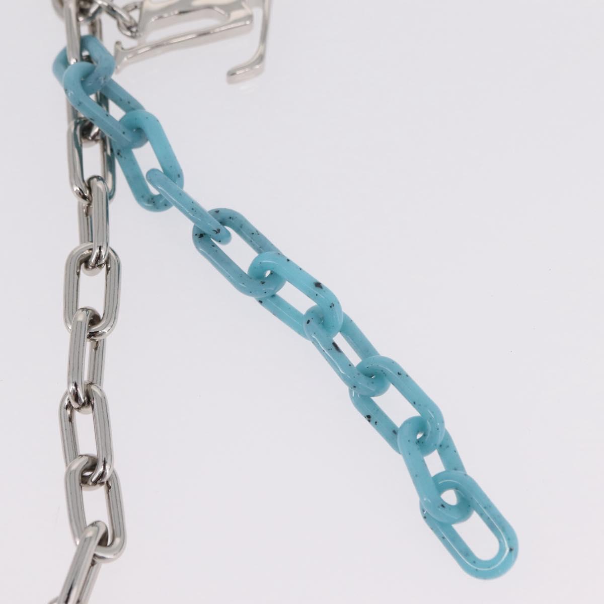 LOUIS VUITTON Key Chain LV Shape Charm metal Silver MP2619 LV Auth 206379M