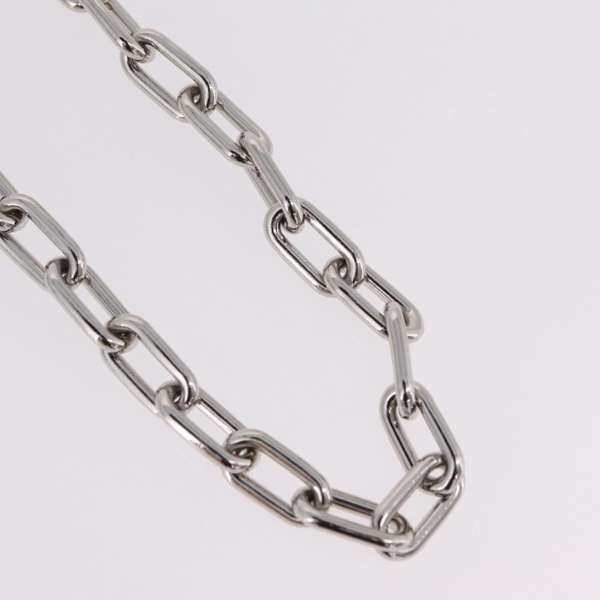 LOUIS VUITTON Key Chain LV Shape Charm metal Silver MP2619 LV Auth 206379M