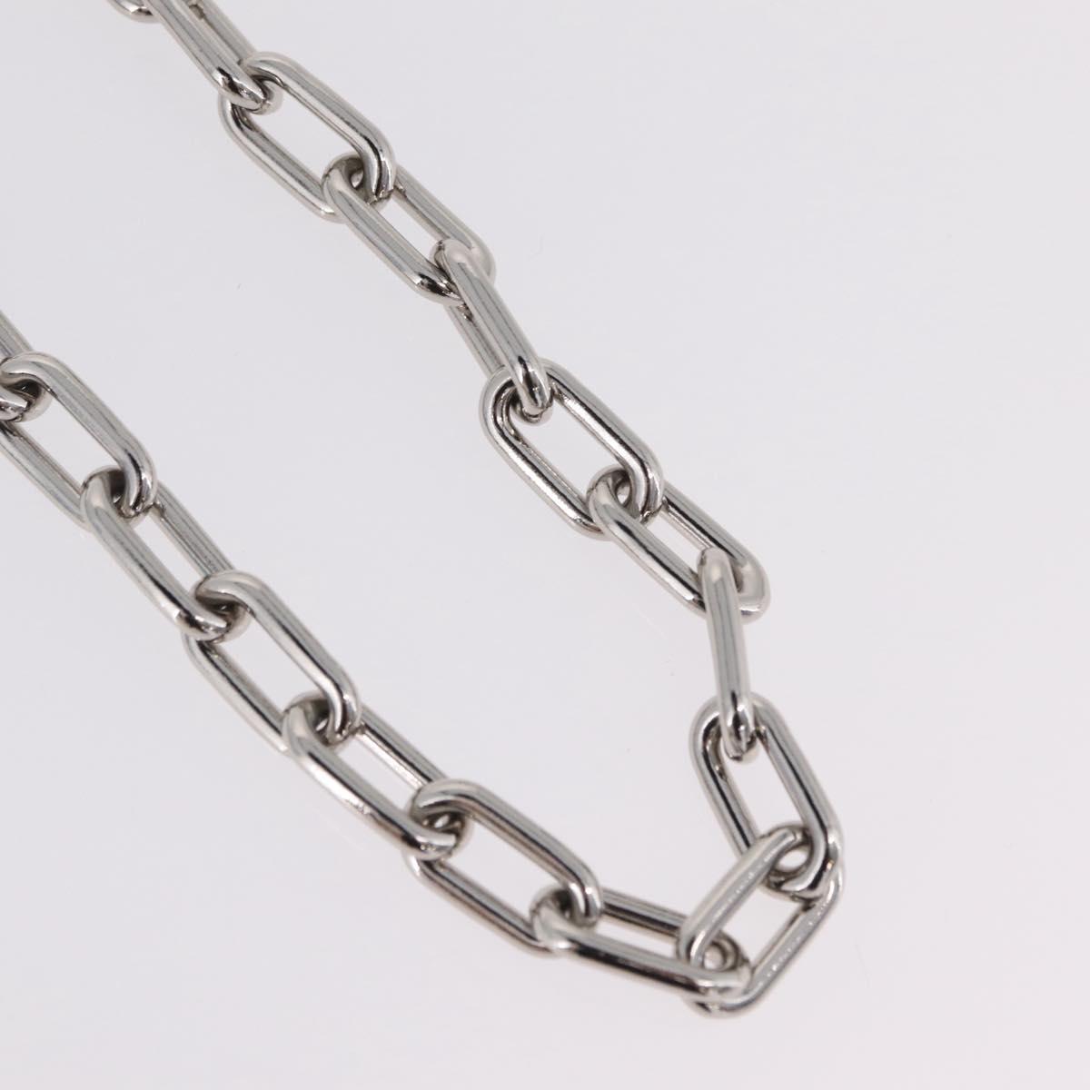 LOUIS VUITTON Key Chain LV Shape Charm metal Silver MP2619 LV Auth 206379M