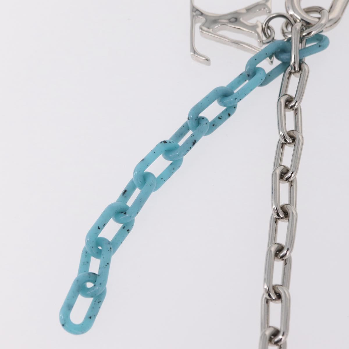 LOUIS VUITTON Key Chain LV Shape Charm metal Silver MP2619 LV Auth 206379M