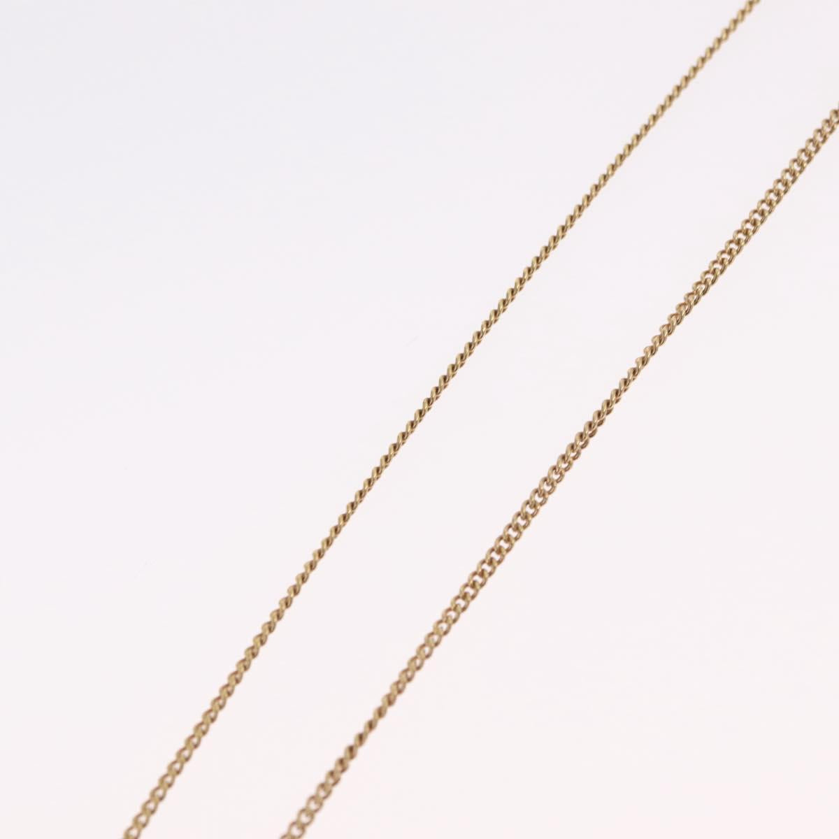 Christian Dior Necklace metal Gold Tone Auth 206380