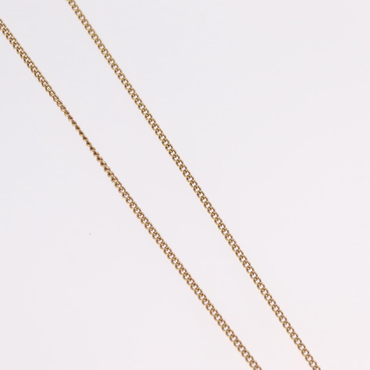Christian Dior Necklace metal Gold Tone Auth 206380