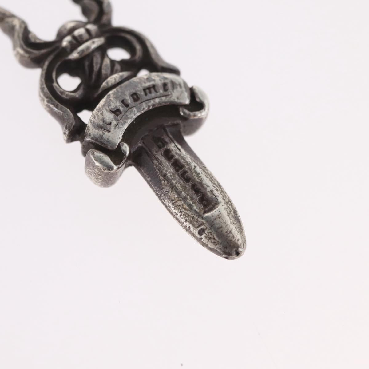 Chrome Hearts Dagger Pendant Top Ag925 Silver Auth 206381M