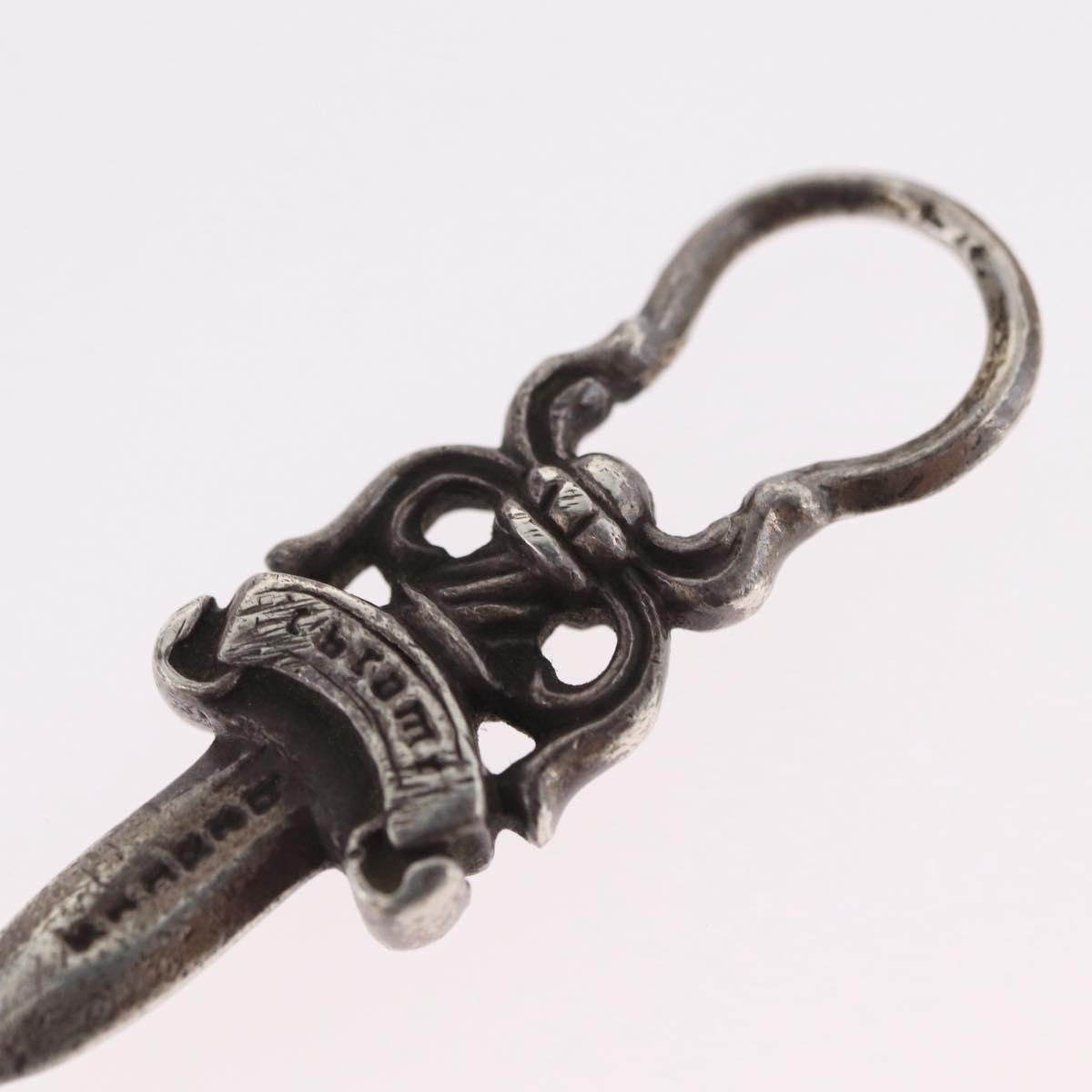 Chrome Hearts Dagger Pendant Top Ag925 Silver Auth 206381M