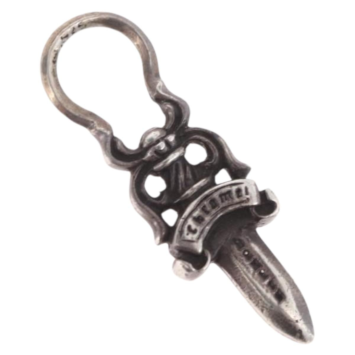 Chrome Hearts Dagger Pendant Top Ag925 Silver Auth 206382M