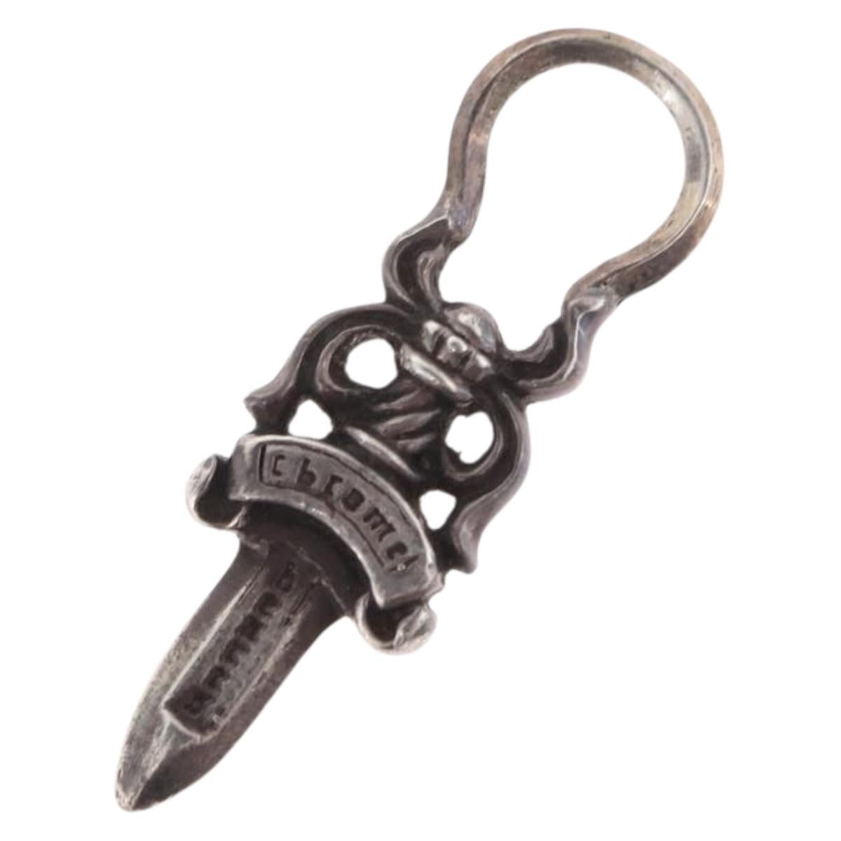 Chrome Hearts Dagger Pendant Top Ag925 Silver Auth 206382M