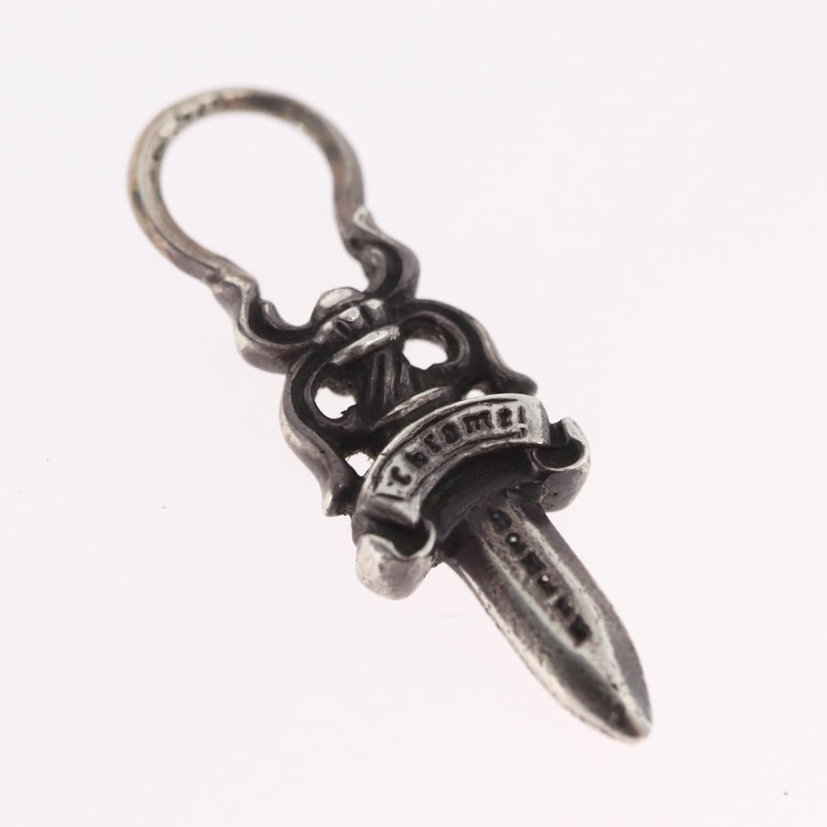 Chrome Hearts Dagger Pendant Top Ag925 Silver Auth 206382M