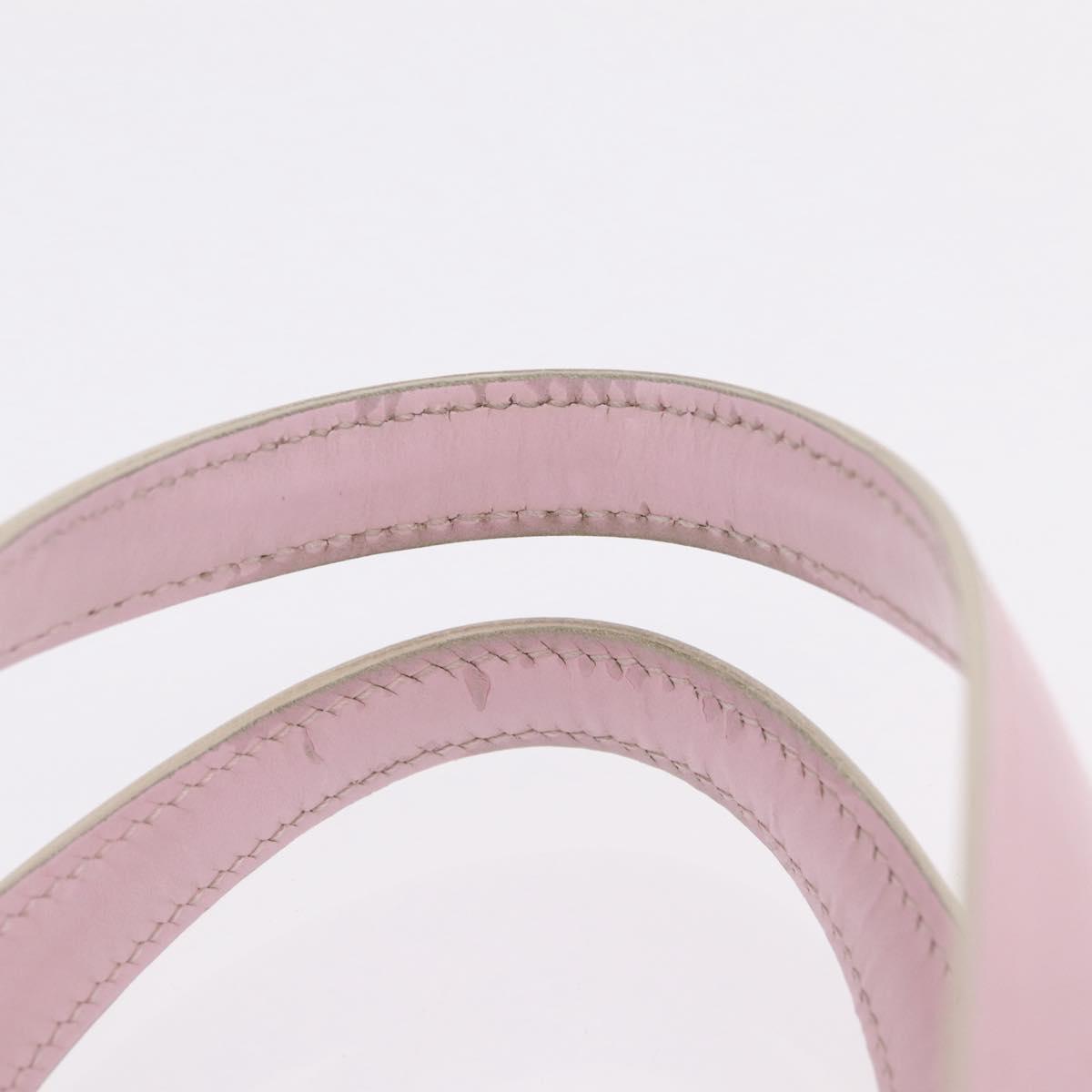 CHANEL New Travel Line Tote Bag Nylon Pink Gold CC Auth 206414A