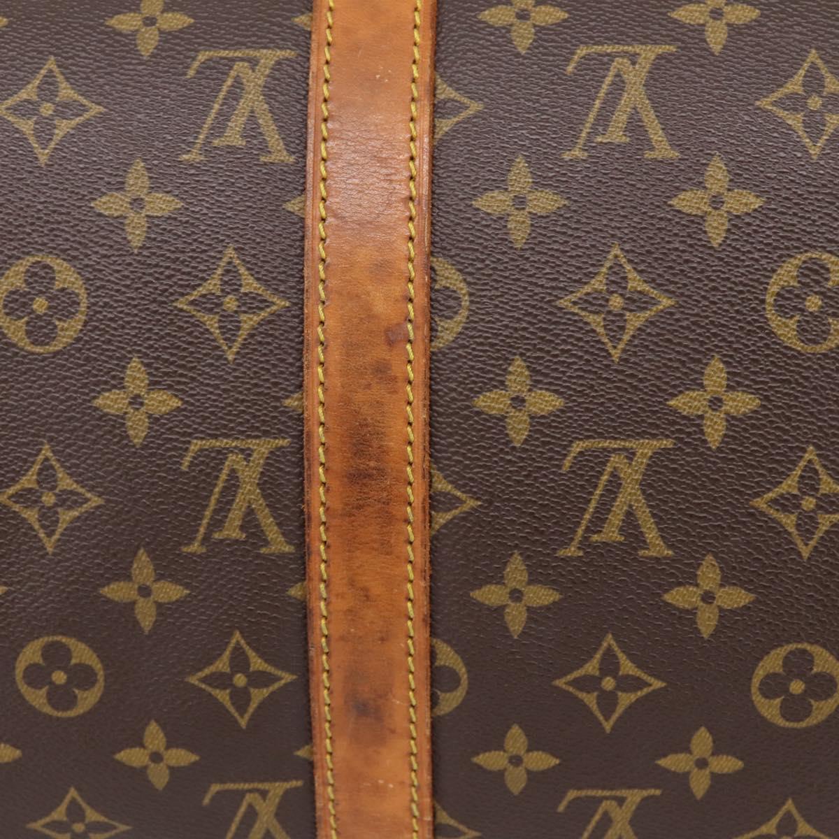 LOUIS VUITTON Monogram Keepall 50 Boston Bag M41426 LV Auth 206421