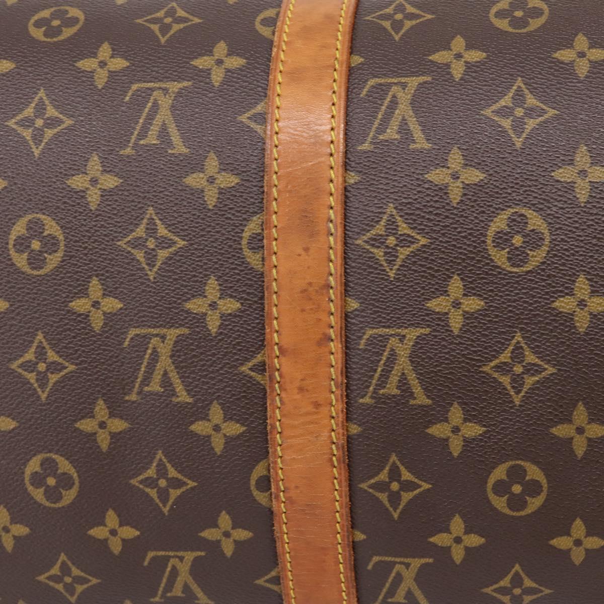 LOUIS VUITTON Monogram Keepall 50 Boston Bag M41426 LV Auth 206421