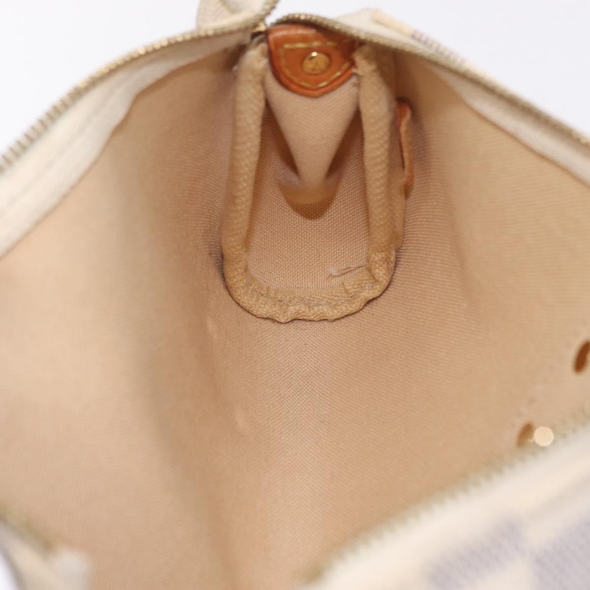 LOUIS VUITTON Damier Azur Eva Shoulder Bag 2way N55214 LV Auth 206436A