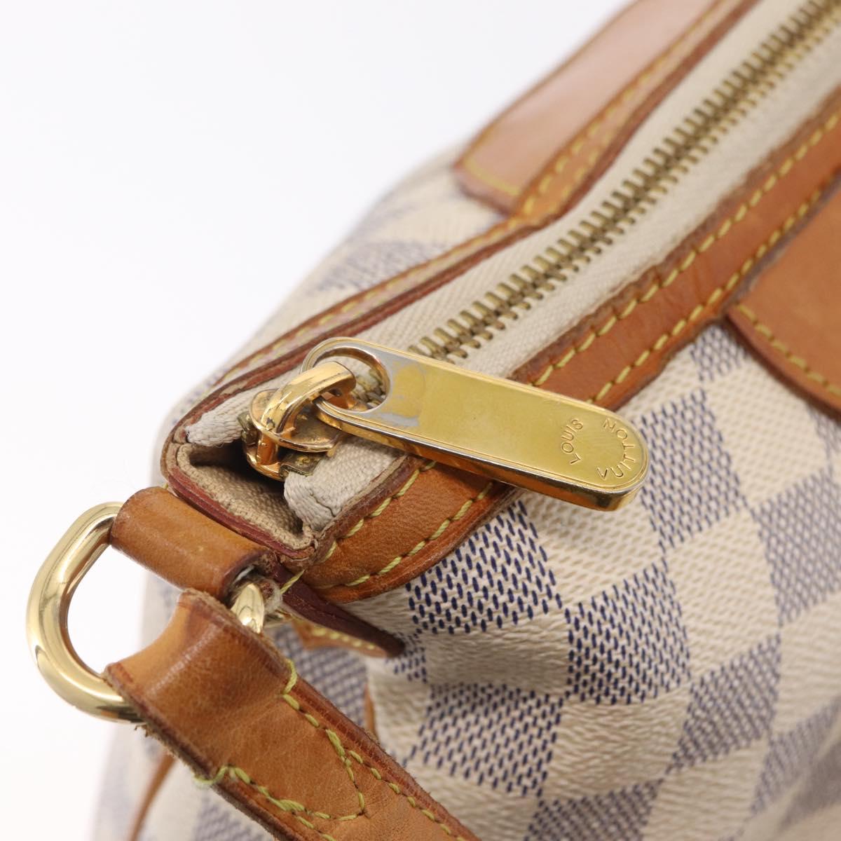 LOUIS VUITTON Damier Azur Siracusa PM Shoulder Bag N41113 LV Auth 206447A