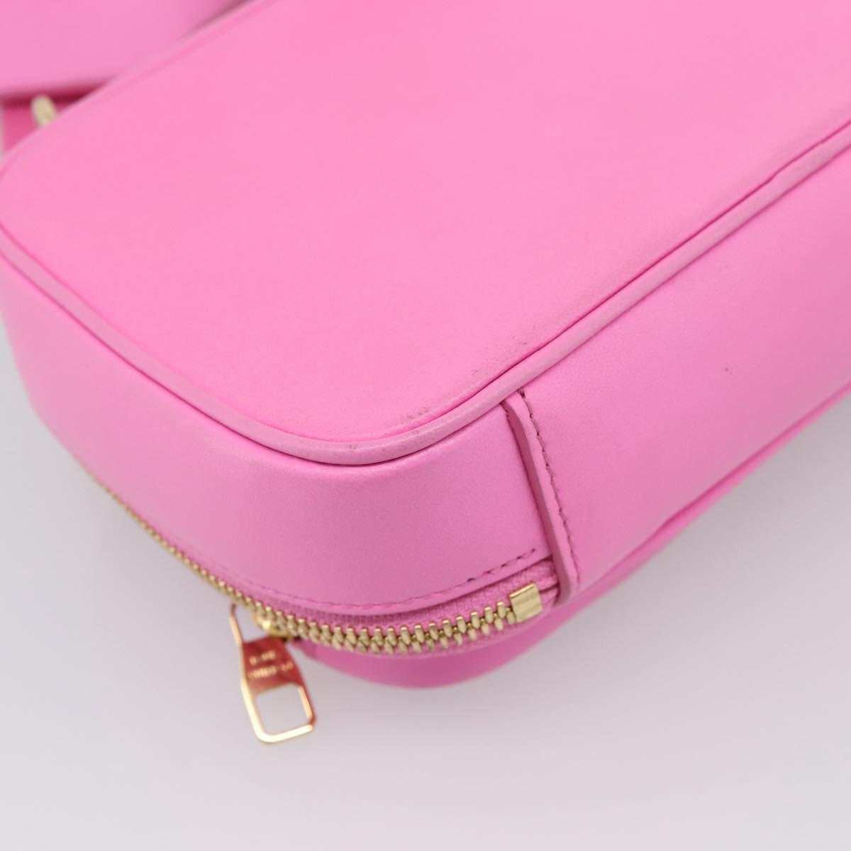 LOUIS VUITTON Utility Cross Body Bag Calf leather Pink M59244 LV Auth 206460V