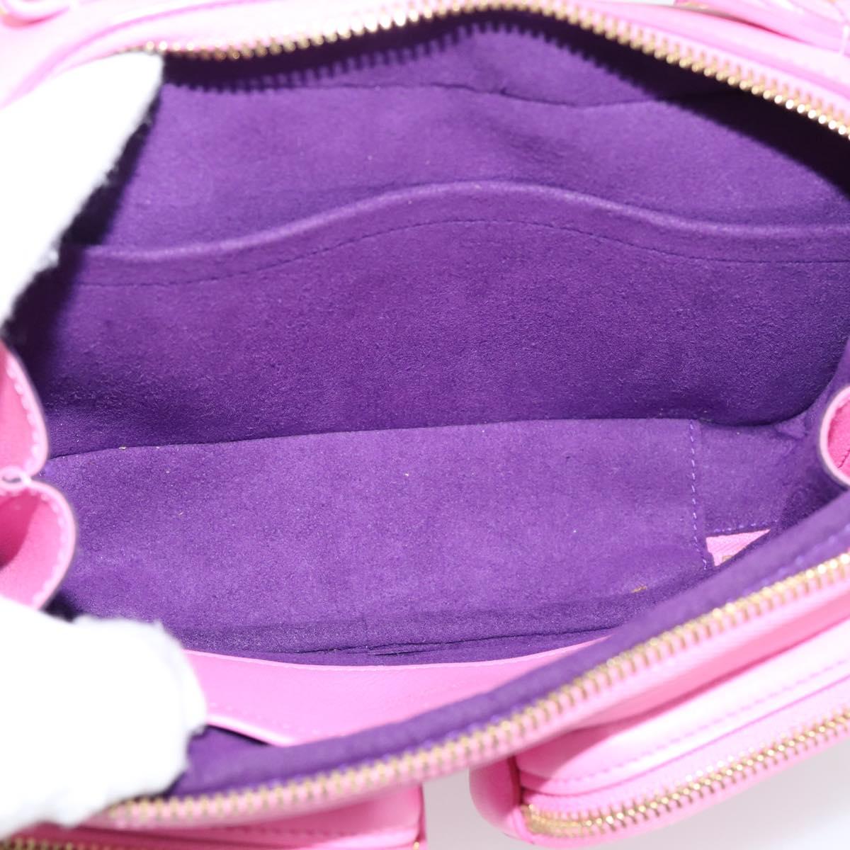 LOUIS VUITTON Utility Cross Body Bag Calf leather Pink M59244 LV Auth 206460V