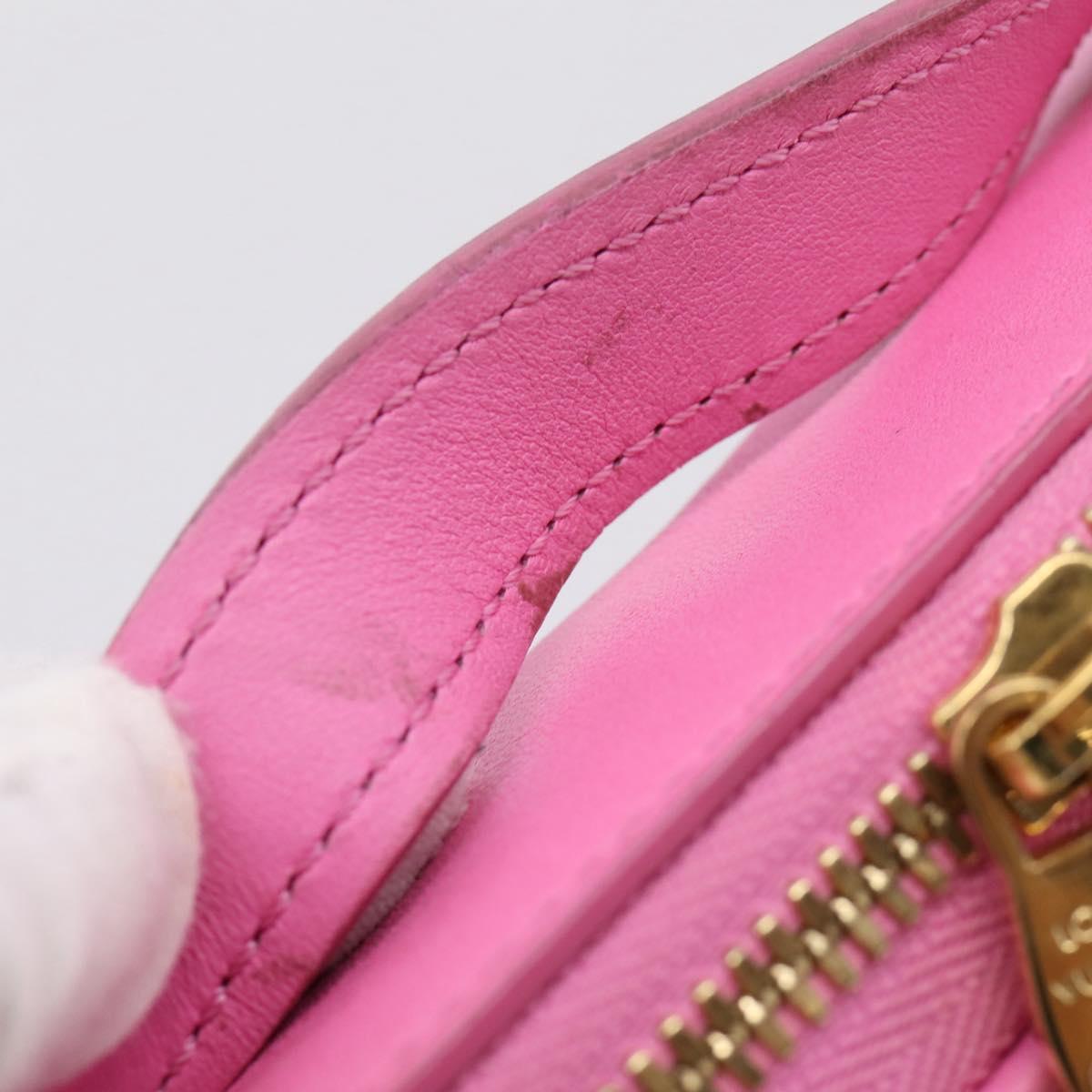 LOUIS VUITTON Utility Cross Body Bag Calf leather Pink M59244 LV Auth 206460V