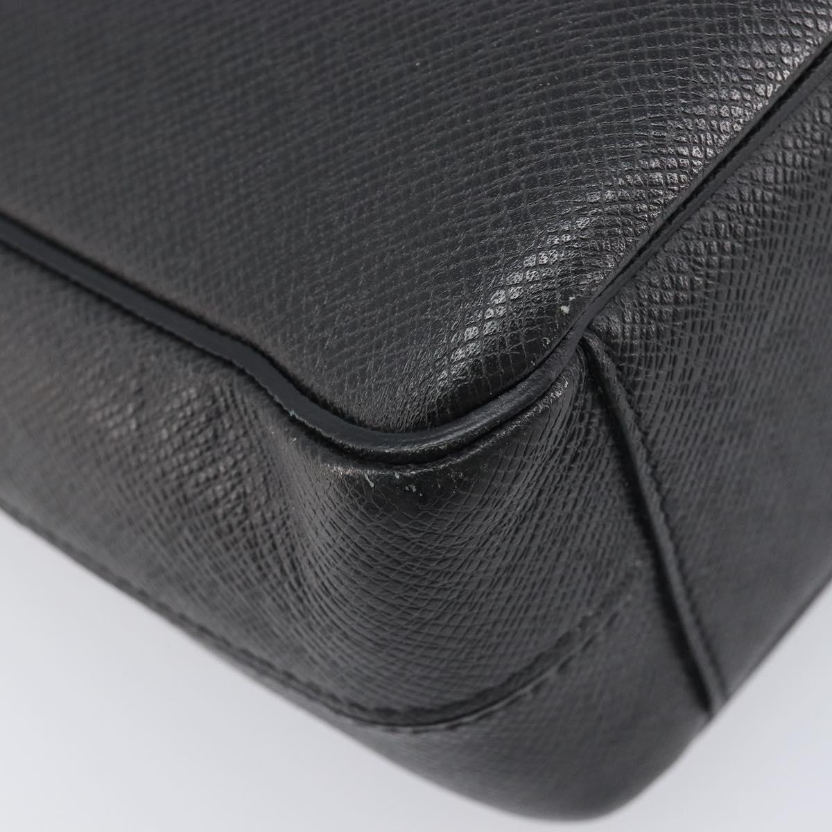 LOUIS VUITTON Taiga Roman MM Shoulder Bag Ardoise M32682 LV Auth 206484V