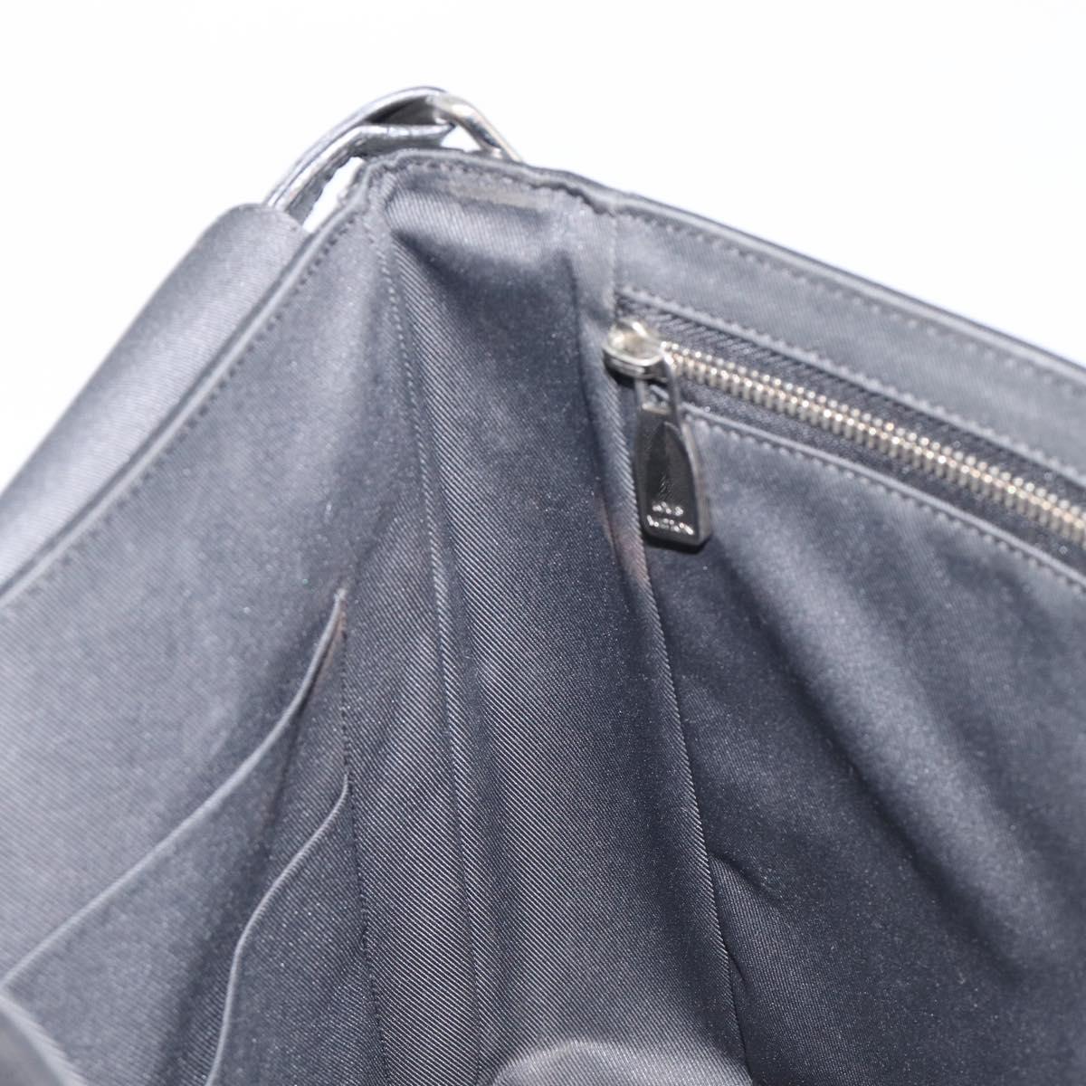 LOUIS VUITTON Taiga Roman MM Shoulder Bag Ardoise M32682 LV Auth 206484V