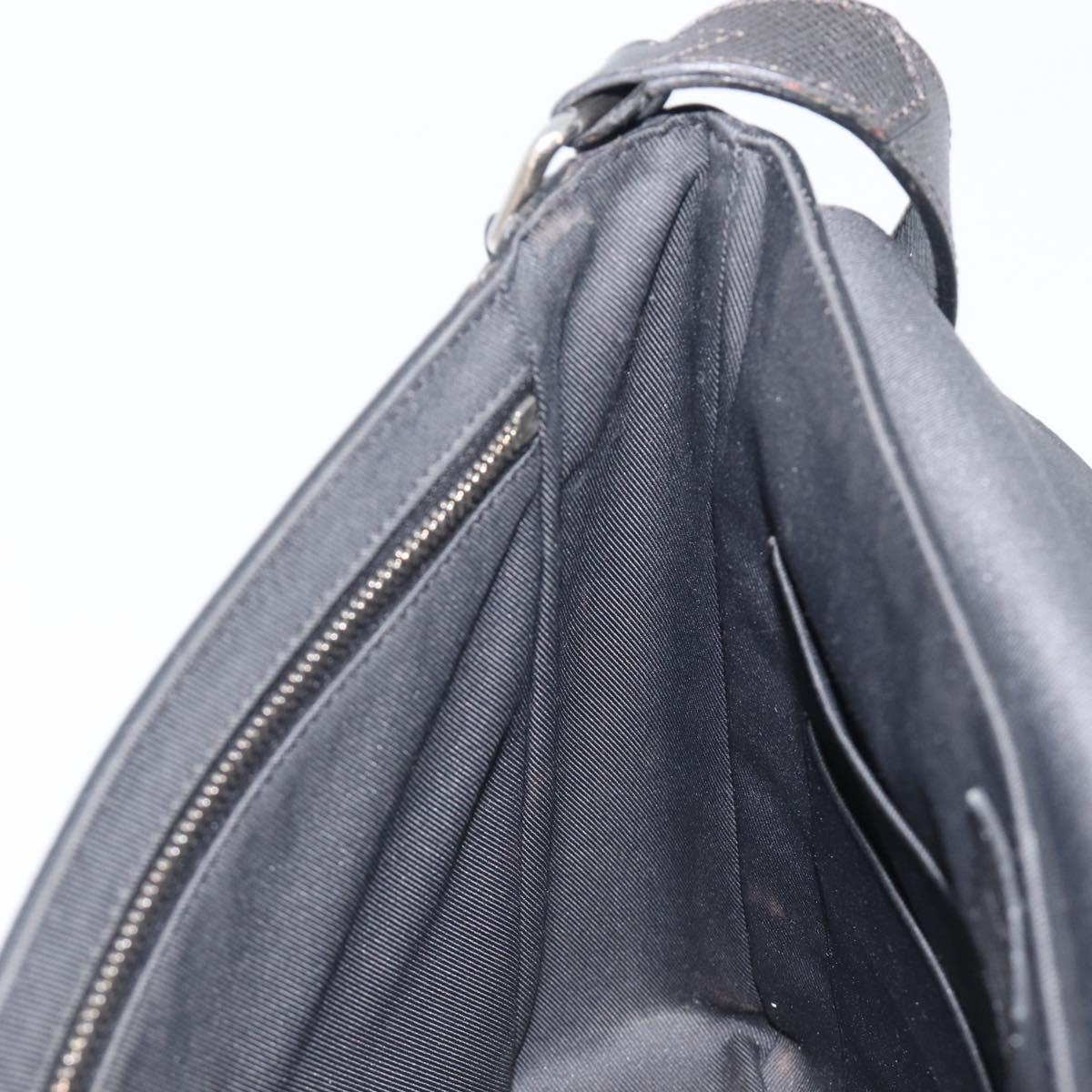 LOUIS VUITTON Taiga Roman MM Shoulder Bag Ardoise M32682 LV Auth 206484V