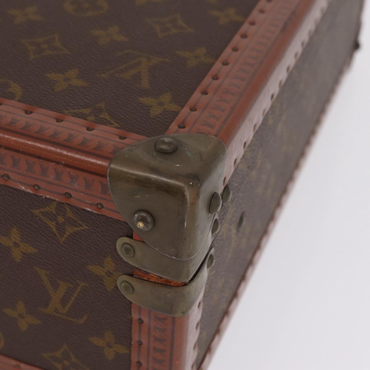LOUIS VUITTON Monogram Cotoville 50 Trunk LV Auth 206492A