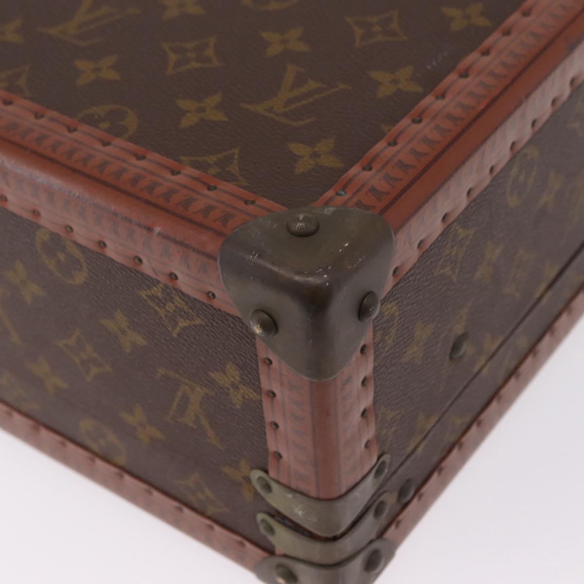 LOUIS VUITTON Monogram Cotoville 50 Trunk LV Auth 206492A