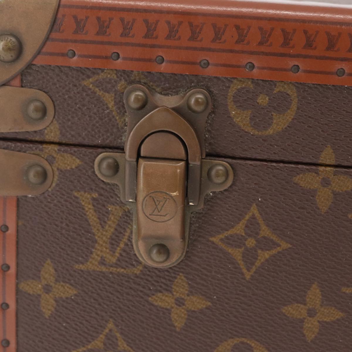 LOUIS VUITTON Monogram Cotoville 50 Trunk LV Auth 206492A