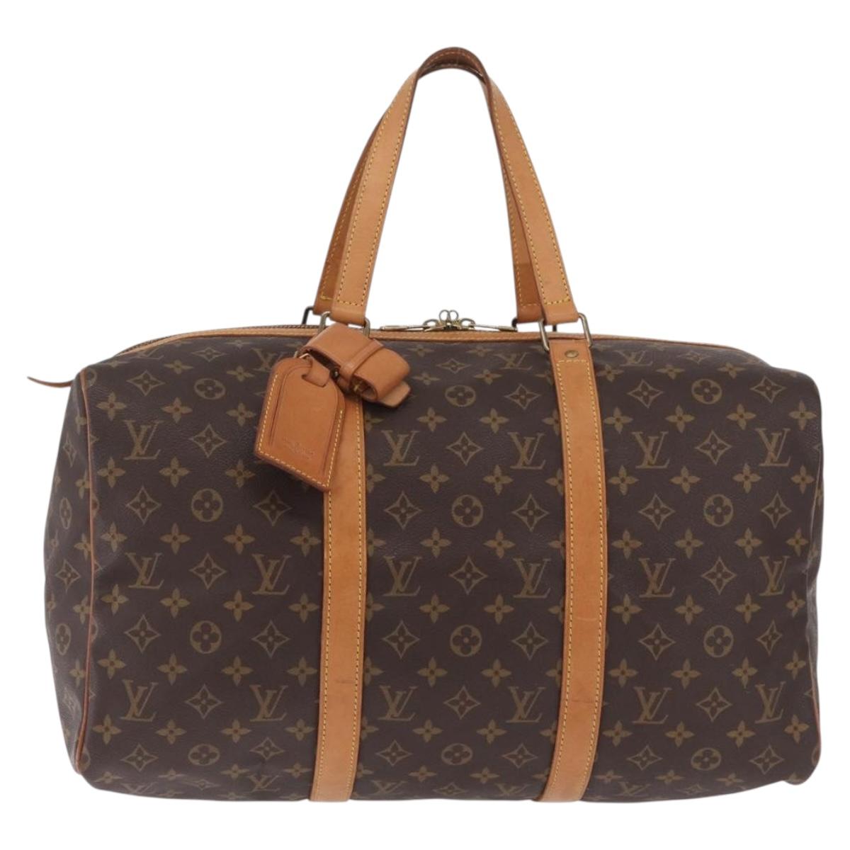 LOUIS VUITTON Monogram Sac Souple 45 Boston Bag M41624 LV Auth 206493A