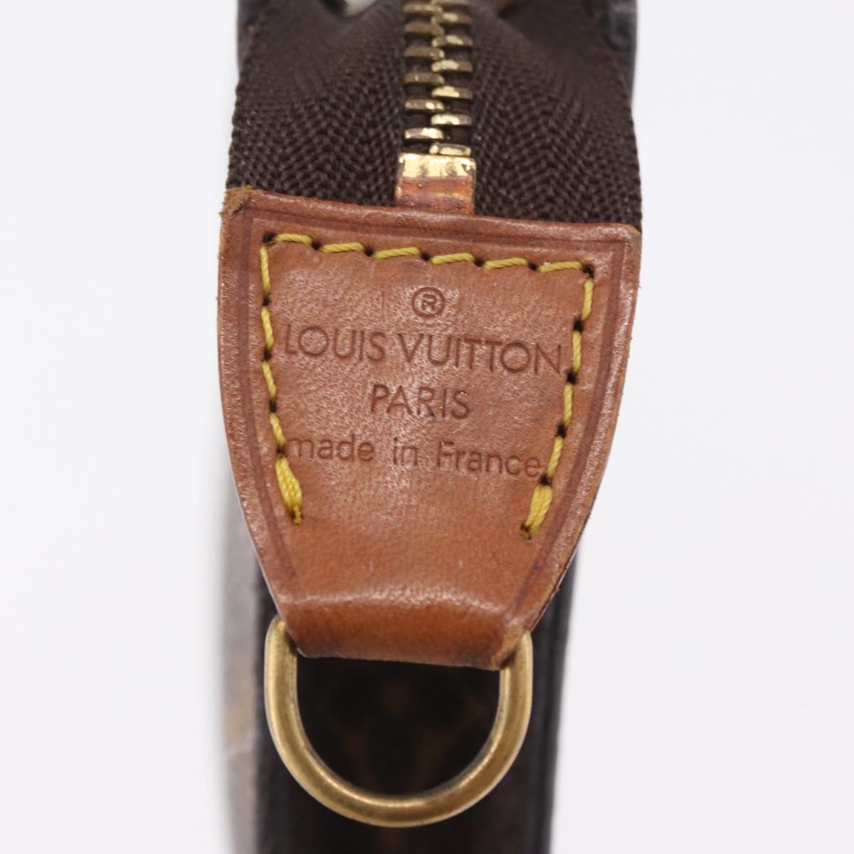 LOUIS VUITTON Monogram Bucket PM Pouch LV Auth 206510