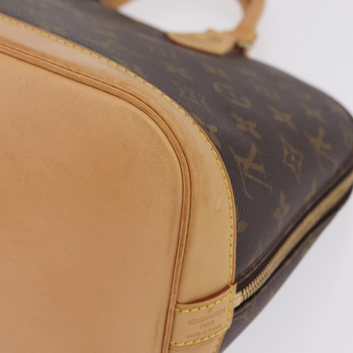 LOUIS VUITTON Monogram Alma Hand Bag M51130 LV Auth 206511A