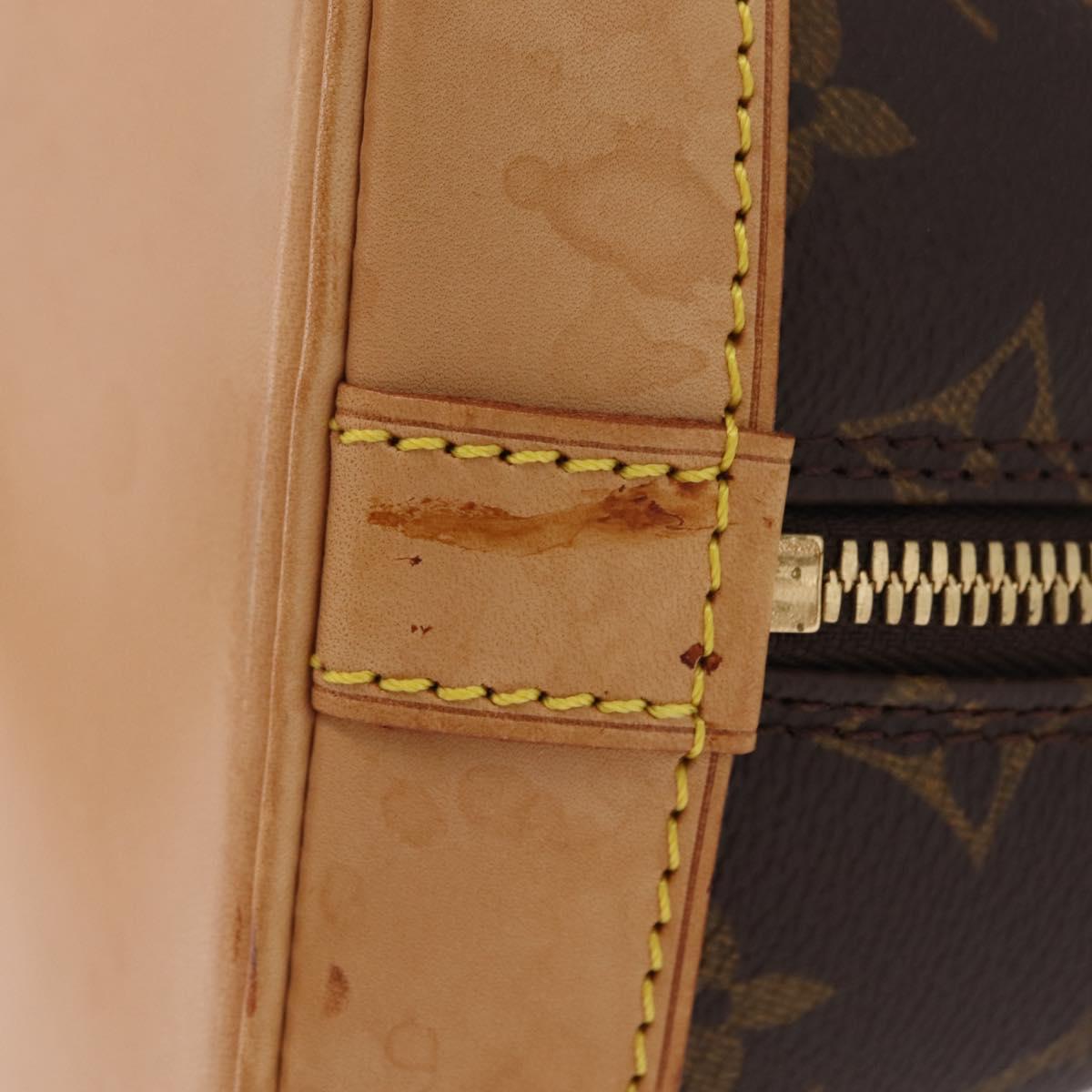 LOUIS VUITTON Monogram Alma Hand Bag M51130 LV Auth 206511A