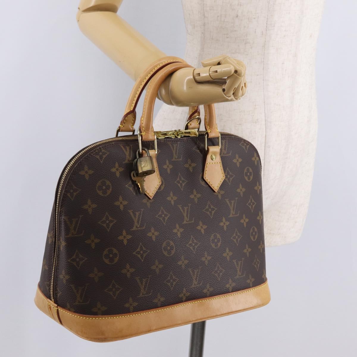 LOUIS VUITTON Monogram Alma Hand Bag M51130 LV Auth 206511A
