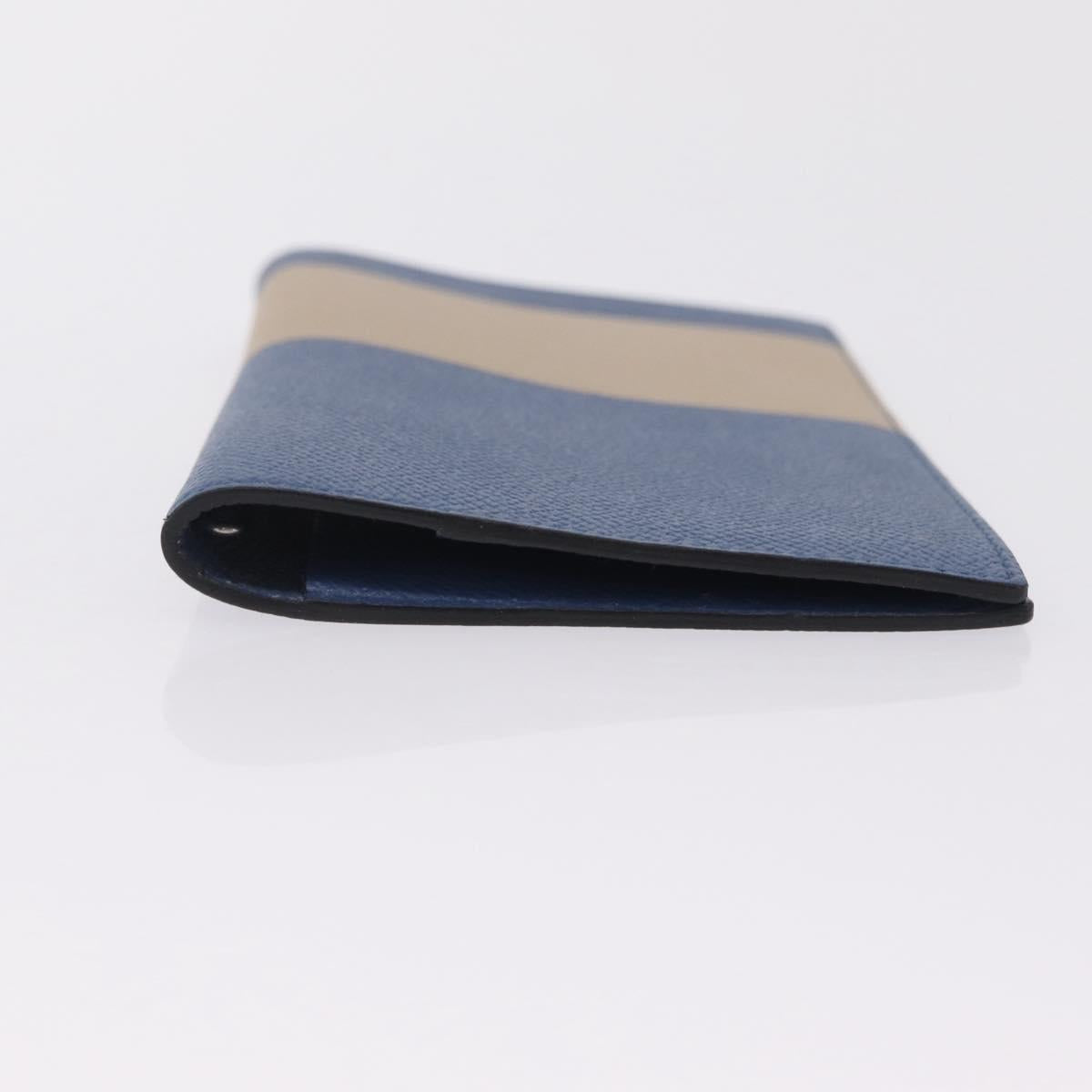 HERMES Agenda Vision Day Planner Cover Leather Blue Auth 206514M
