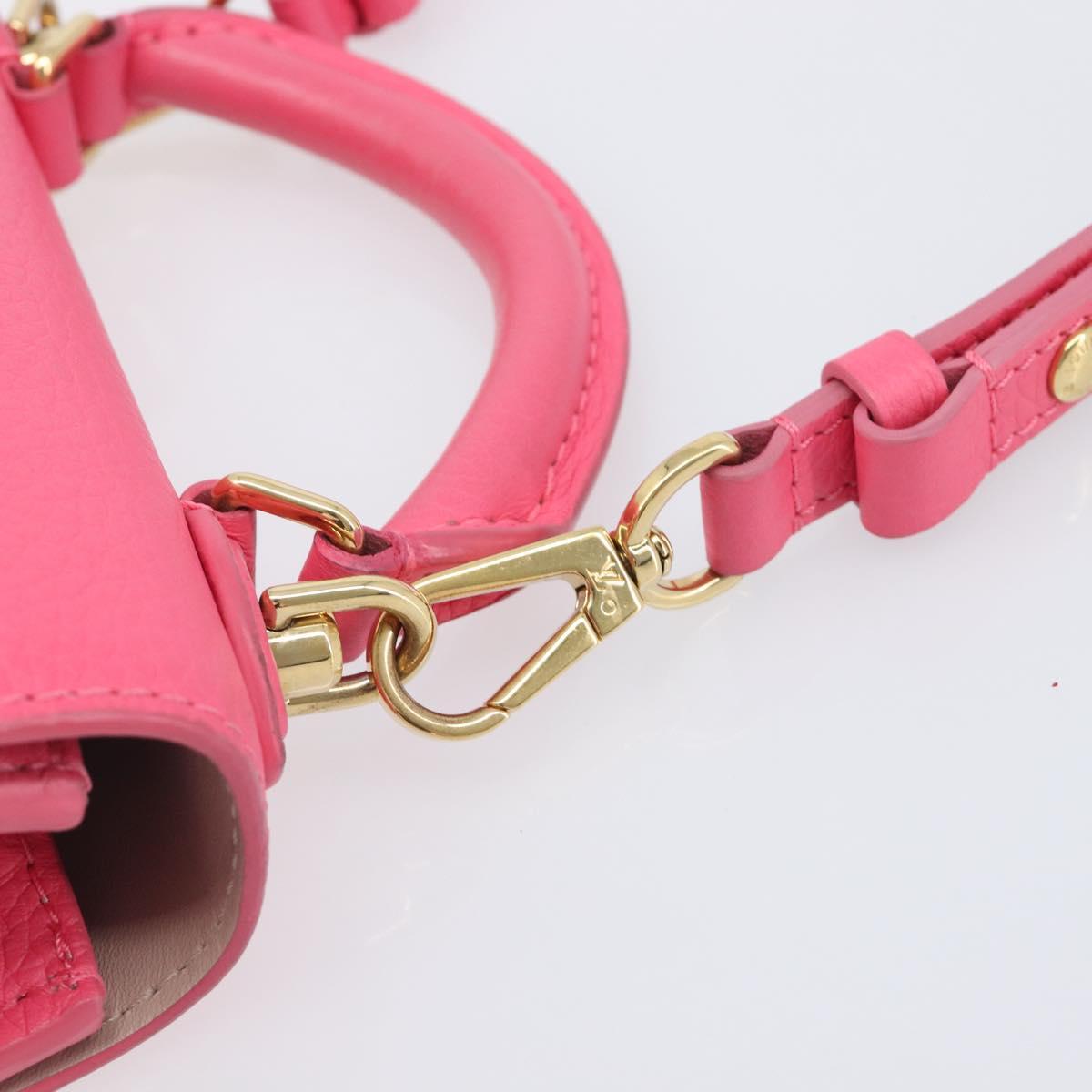 LOUIS VUITTON Twist One Handle BB Bag Taurillon Leather WS32352 LV Auth 206516M