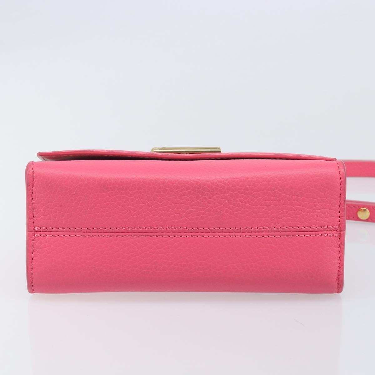 LOUIS VUITTON Twist One Handle BB Bag Taurillon Leather WS32352 LV Auth 206516M