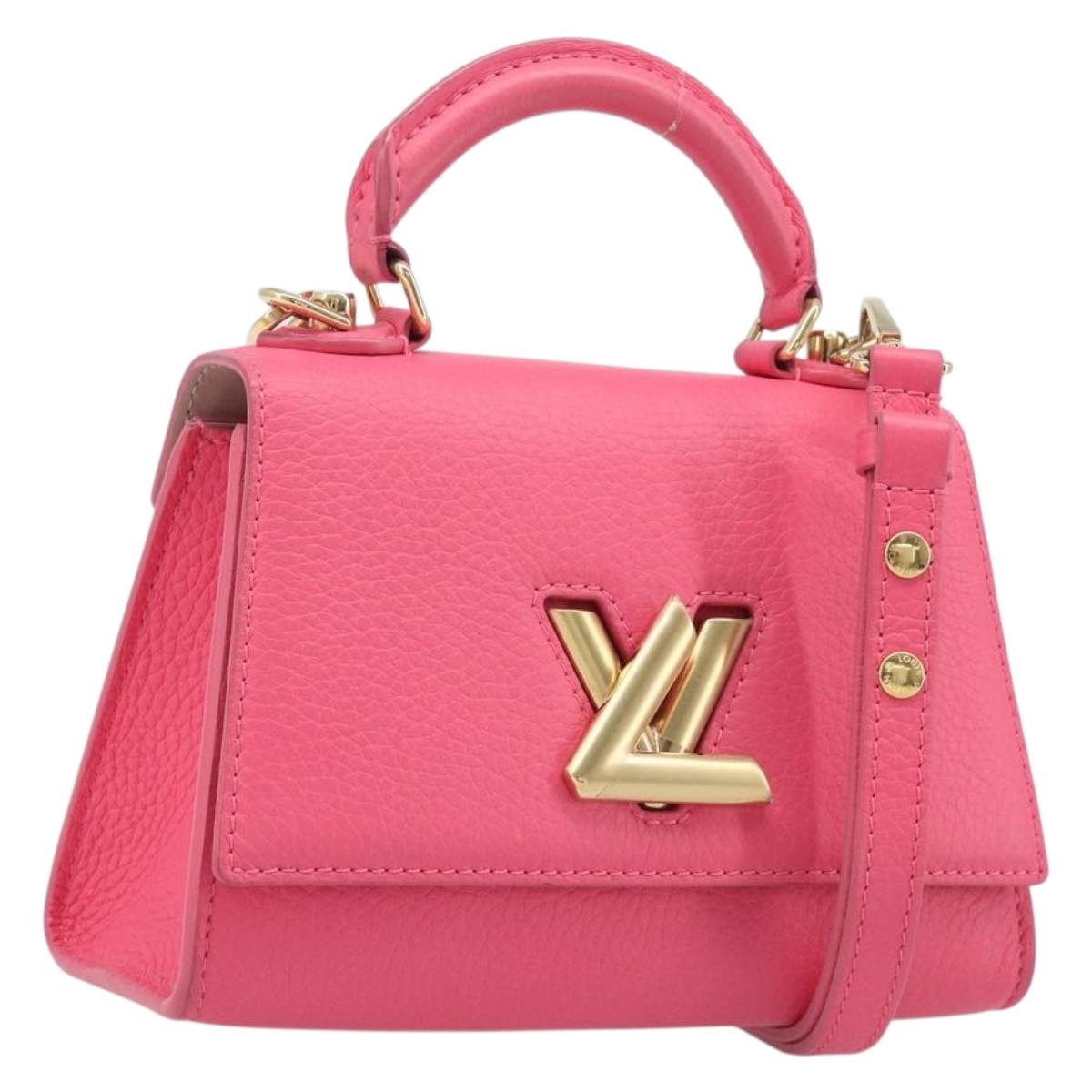 LOUIS VUITTON Twist One Handle BB Bag Taurillon Leather WS32352 LV Auth 206516M