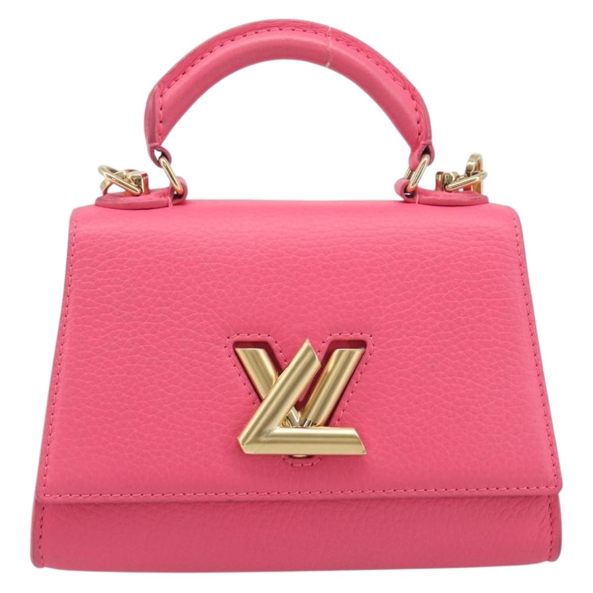 LOUIS VUITTON Twist One Handle BB Bag Taurillon Leather WS32352 LV Auth 206516M