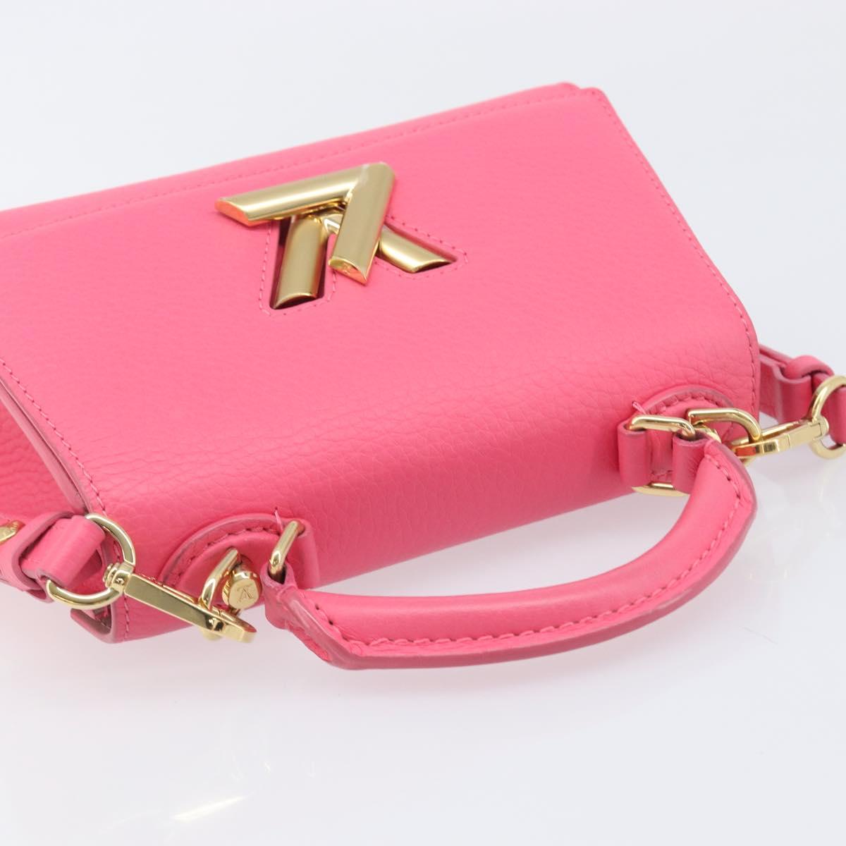 LOUIS VUITTON Twist One Handle BB Bag Taurillon Leather WS32352 LV Auth 206516M
