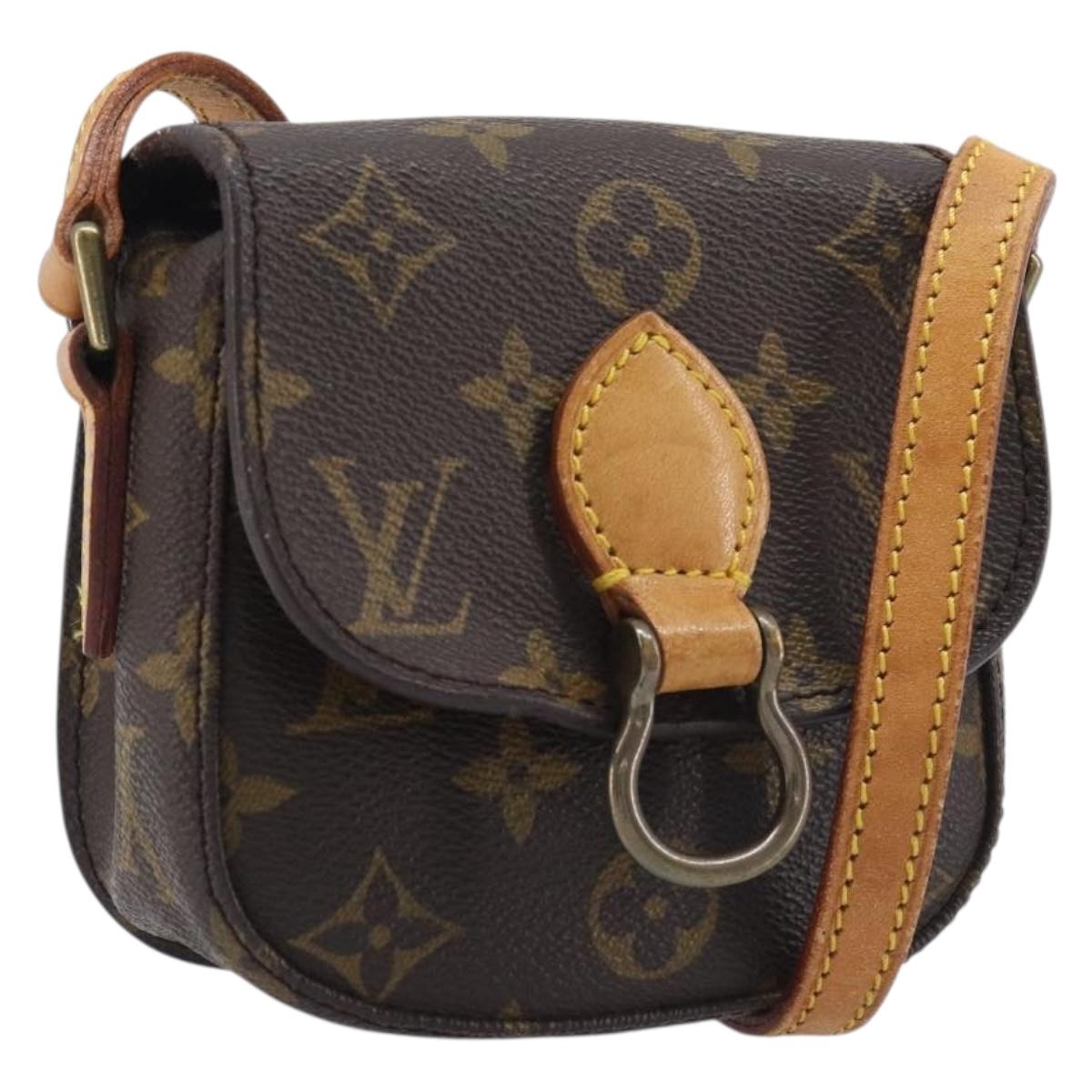 LOUIS VUITTON Monogram Bebe Monogram Saint Cloud Bag M51245 LV Auth 206520A