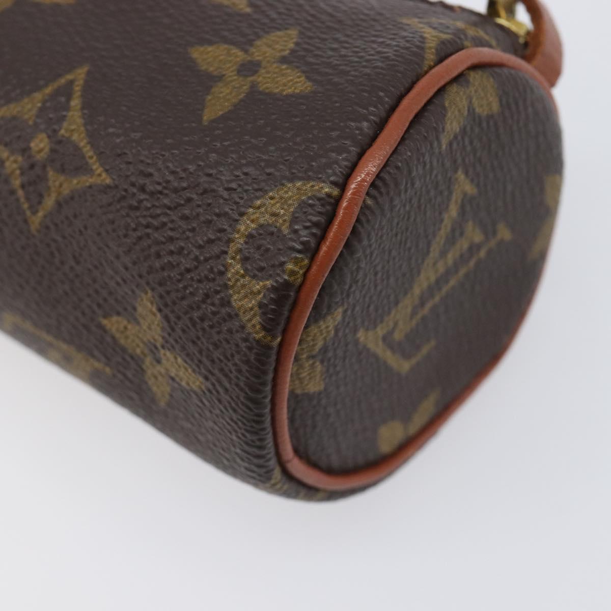 LOUIS VUITTON Monogram Papillon Pouch LV Auth 206562
