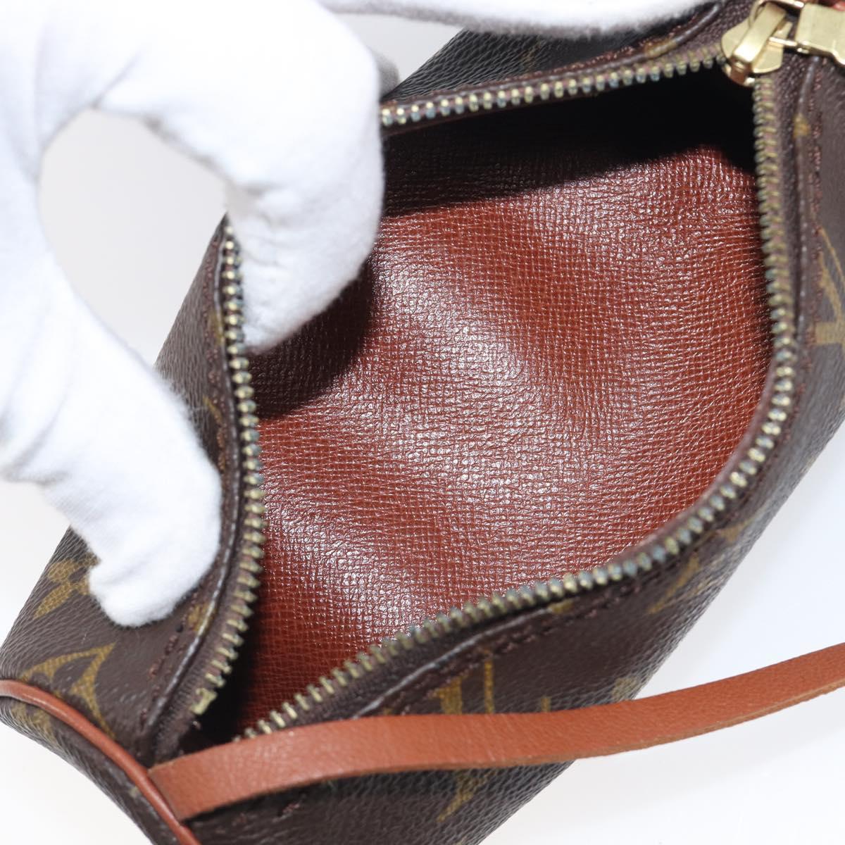 LOUIS VUITTON Monogram Papillon Pouch LV Auth 206562