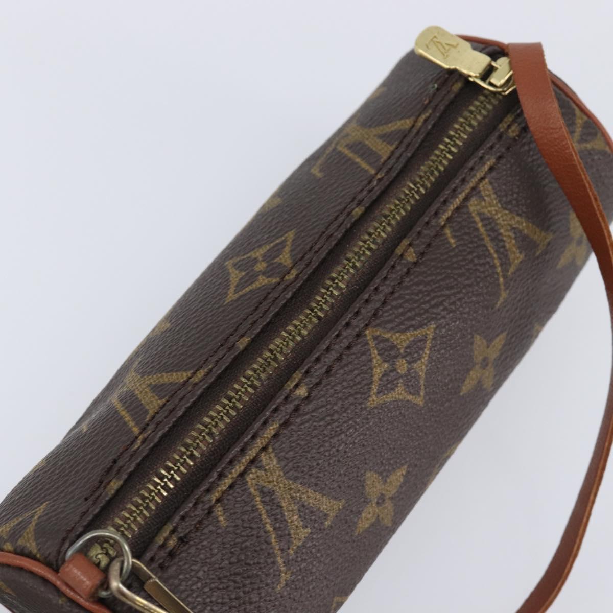 LOUIS VUITTON Monogram Papillon Pouch LV Auth 206562