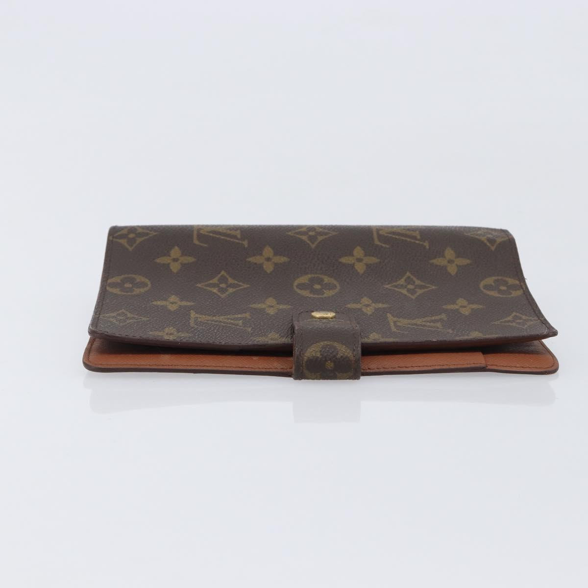 LOUIS VUITTON Monogram Agenda MM Day Planner Cover R20105 LV Auth 206573