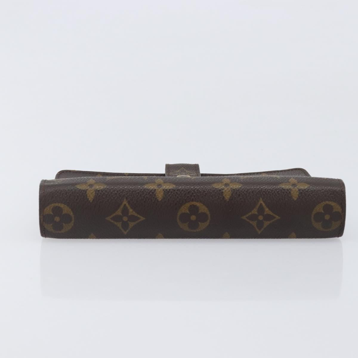 LOUIS VUITTON Monogram Agenda MM Day Planner Cover R20105 LV Auth 206573