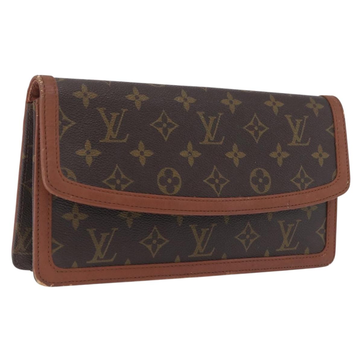 LOUIS VUITTON Monogram Pochette Dam GM Clutch Bag M51810 LV Auth 206574