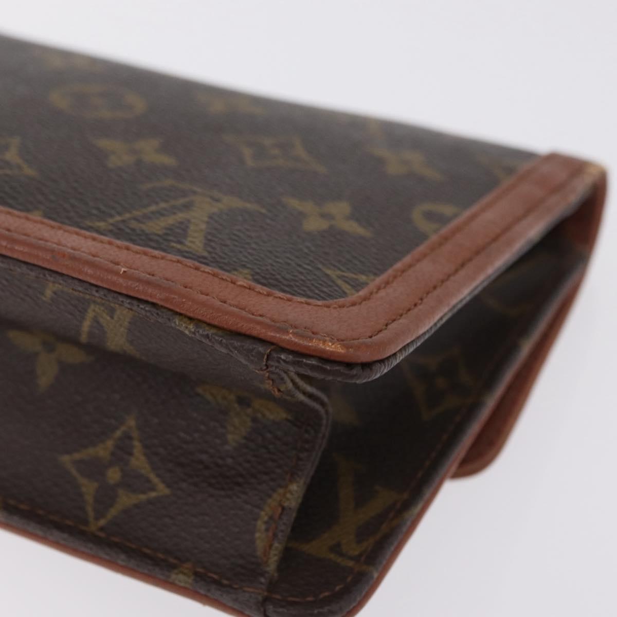 LOUIS VUITTON Monogram Pochette Dam GM Clutch Bag M51810 LV Auth 206574
