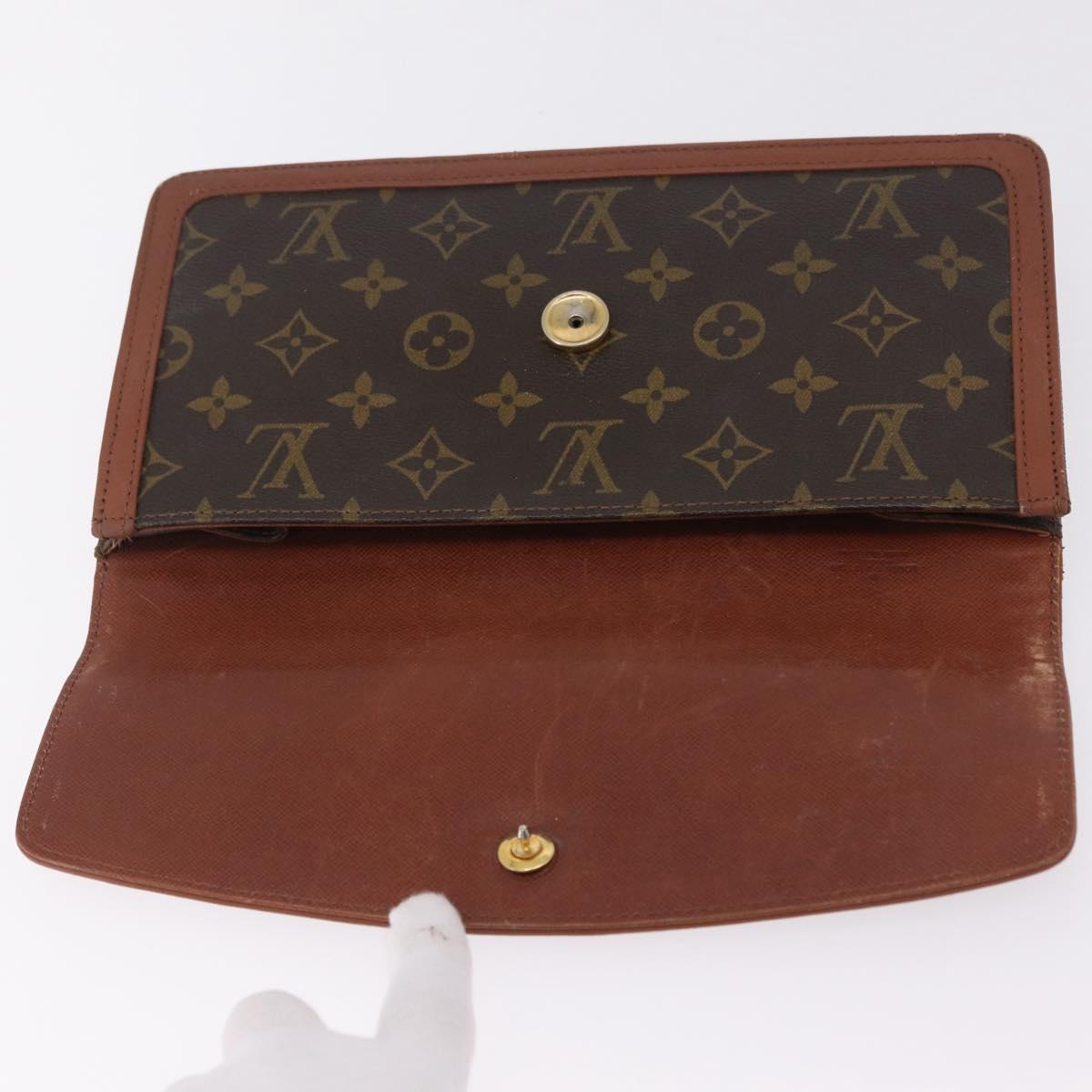 LOUIS VUITTON Monogram Pochette Dam GM Clutch Bag M51810 LV Auth 206574
